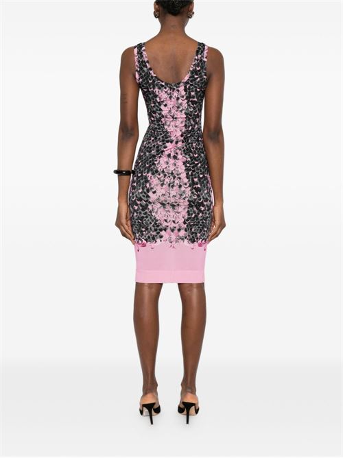 Abito donna midi con stampa Versace jeans Couture | 80HAO9P6JS546499